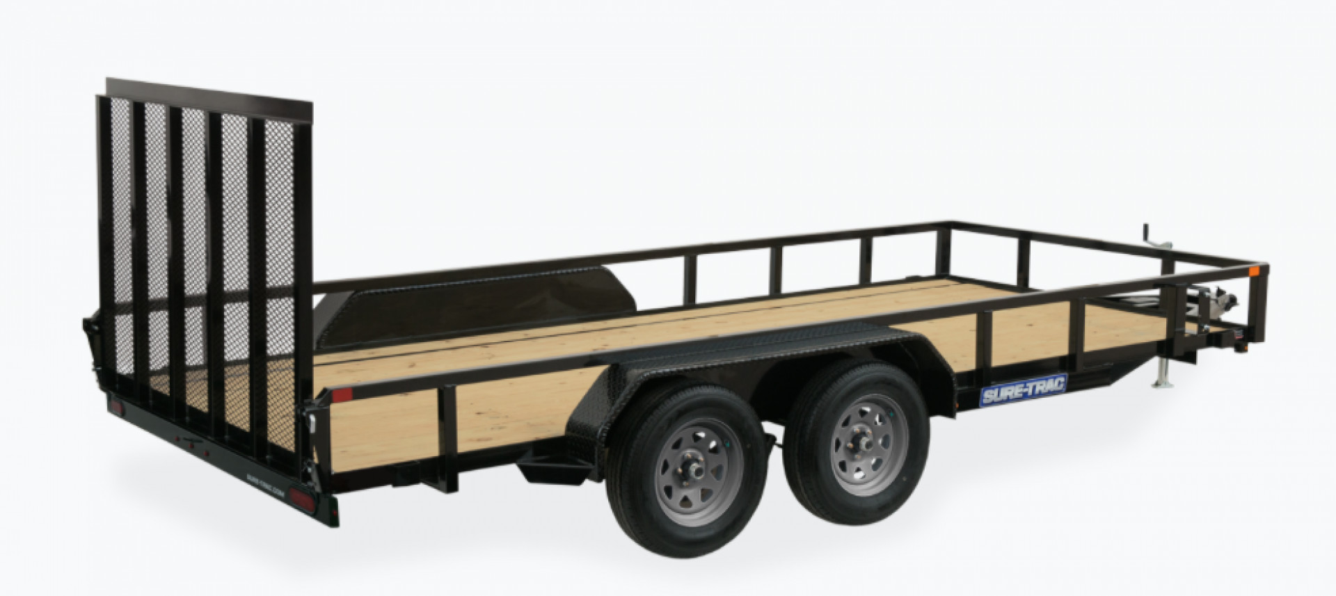 New 2022 Sure-Trac 7X14TA Tube Top Utility Trailer  7k Tandem