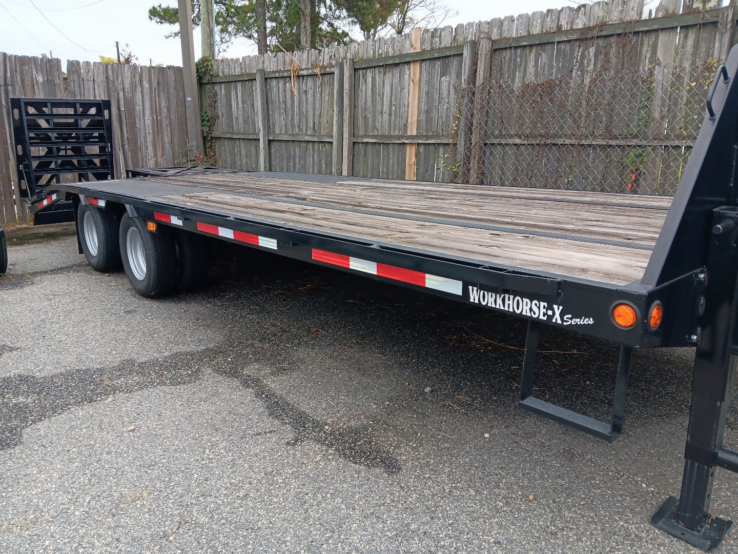 New 2022 Anderson Manufacturing 8.5X25 10 Ton Gooseneck Workhorse Series Equipment Trailer