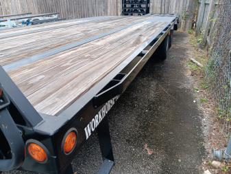 New 2022 Anderson Manufacturing 8.5X25 10 Ton Gooseneck Workhorse Series Equipment Trailer