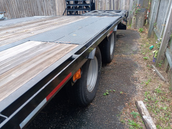 New 2022 Anderson Manufacturing 8.5X25 10 Ton Gooseneck Workhorse Series Equipment Trailer
