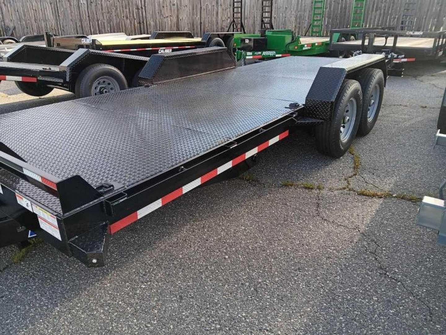 New 2024 Hawke Trailers 7X20TA 10K Standard Power Tilt Trailer