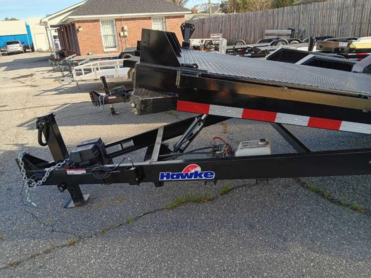 New 2024 Hawke Trailers 7X20TA 10K Standard Power Tilt Trailer