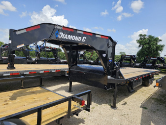 New 2025 Diamond C Trailers DET207 102X26 Tilt Trailer