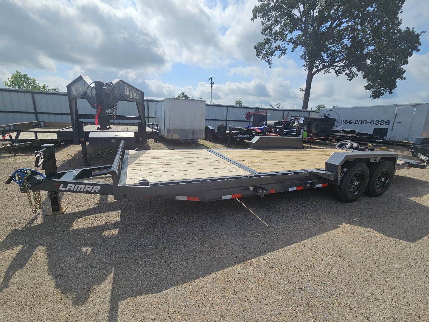 New 2025 Lamar Trailers 83X22 14K Tilt Trailer