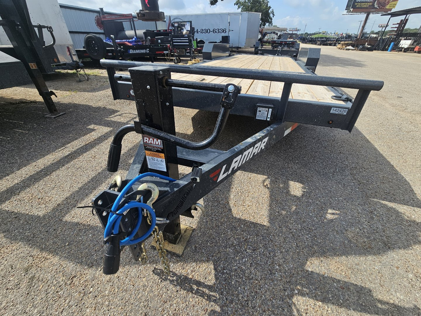 New 2025 Lamar Trailers 83X22 14K Tilt Trailer