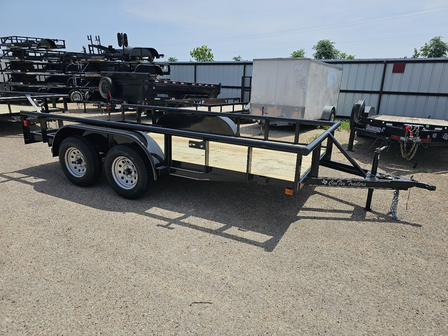 New 2025 Centex Trailers 6.4X14 TA Utility Trailer