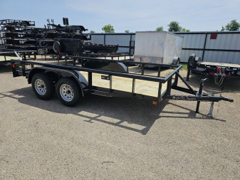 New 2025 Centex Trailers 6.4X14 TA Utility Trailer