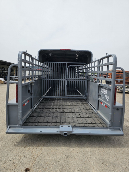 New 2025 Big Bend 6'8"X24' 3/4 TOP Stock / Stock Combo Trailer
