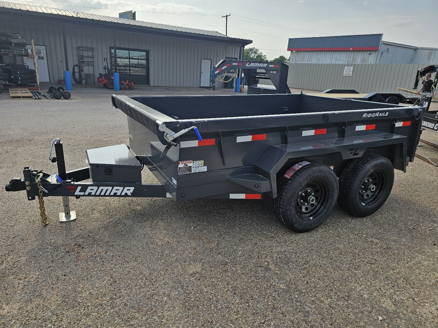 New 2025 Lamar Trailers 77X10 10K Dump Trailer