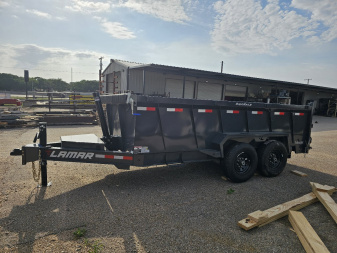 New 2025 Lamar Trailers 14K 83X14 TELESCOPIC Dump Trailer