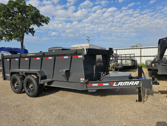 New 2025 Lamar Trailers 14K 83X14 TELESCOPIC Dump Trailer