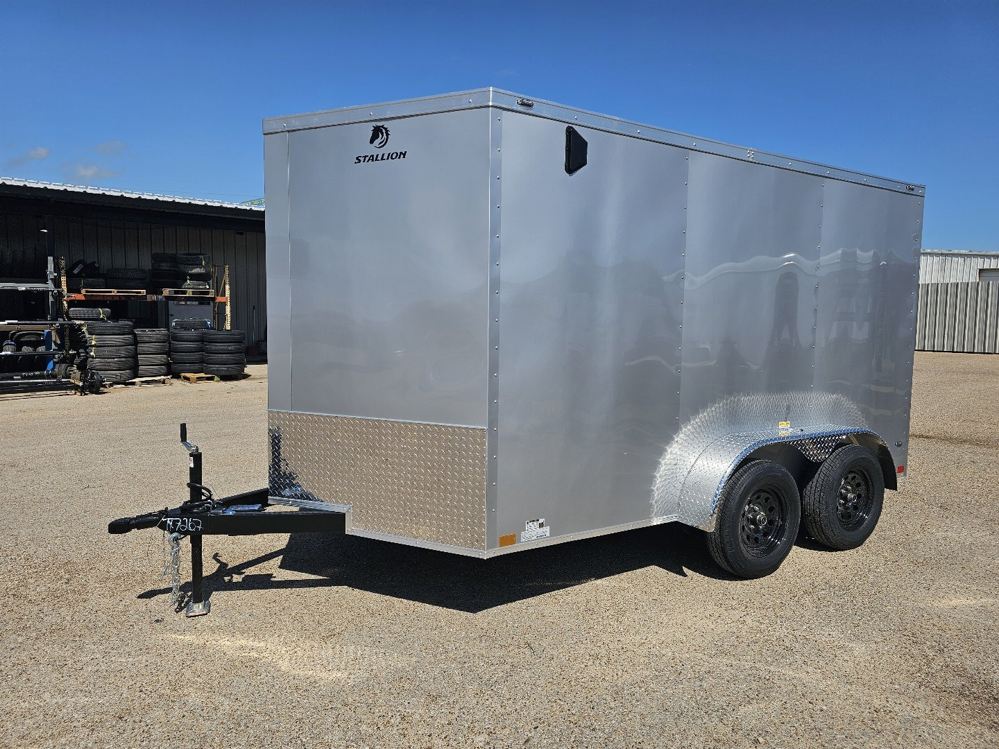 New 2025 Stallion Manufacturing LLC 7X12 TA Cargo / Enclosed Trailer