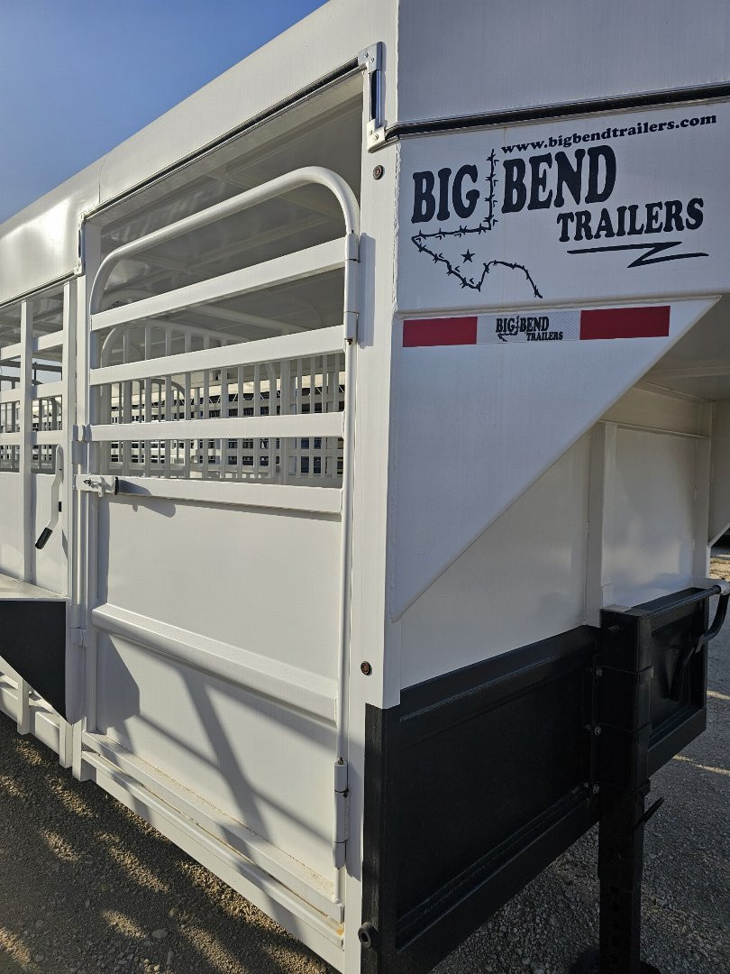New 2025 Big Bend 6'8"X28' 3/4 TOP Stock / Stock Combo Trailer