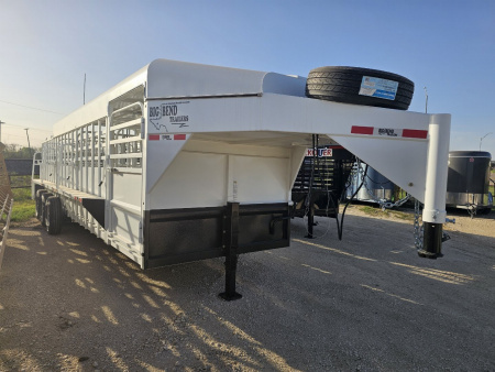 New 2025 Big Bend 6'8"X28' 3/4 TOP Stock / Stock Combo Trailer