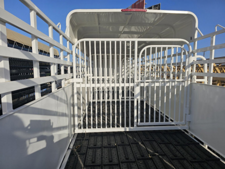 New 2025 Big Bend 6'8"X28' 3/4 TOP Stock / Stock Combo Trailer