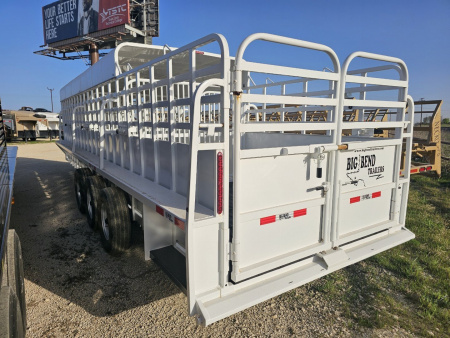 New 2025 Big Bend 6'8"X28' 3/4 TOP Stock / Stock Combo Trailer