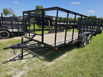 New 2025 Centex Trailers 82X16 RAISED SIDES Utility Trailer