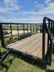 New 2025 Centex Trailers 82X16 RAISED SIDES Utility Trailer