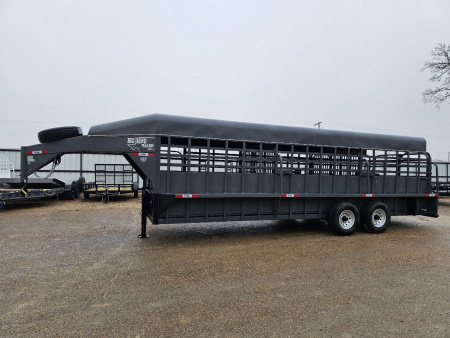 New 2025 Big Bend 6'8"X24' Stock / Stock Combo Trailer