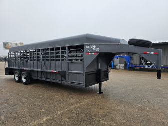 New 2025 Big Bend 6'8 X24' Stock / Stock Combo Trailer