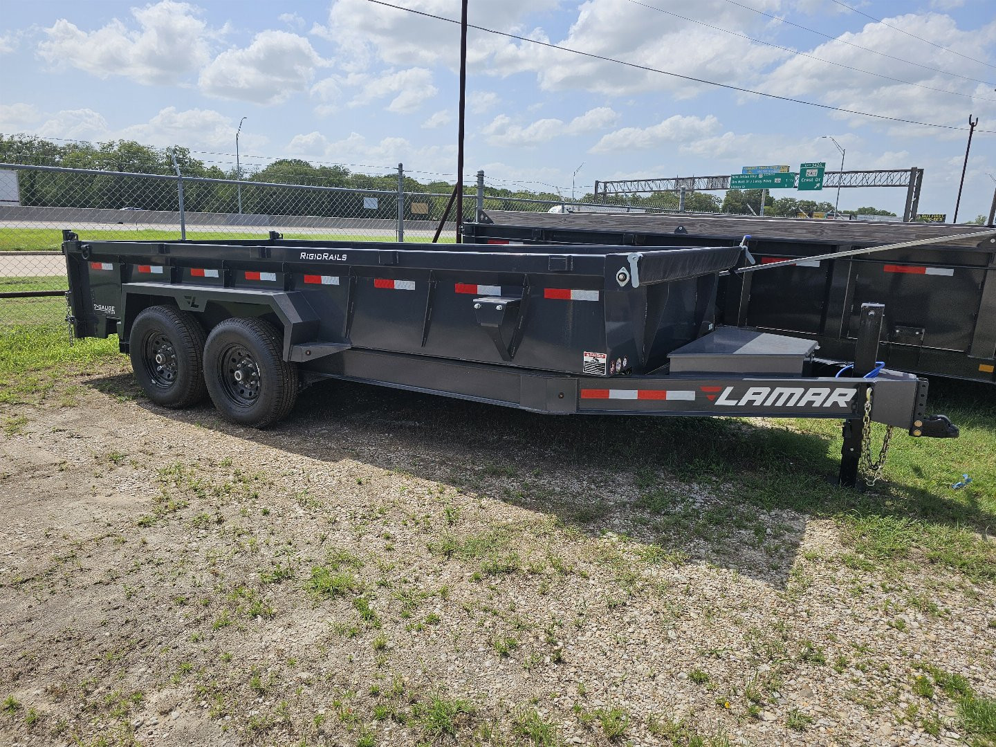 New 2025 Lamar Trailers 83X16 14K LOW PRO Dump Trailer