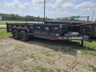 New 2025 Lamar Trailers 83X16 14K LOW PRO Dump Trailer