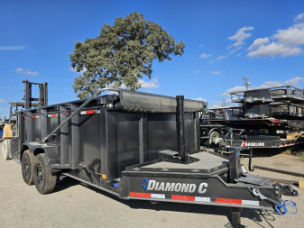 New 2025 Diamond C Trailers LPT207 14X82 Dump Trailer
