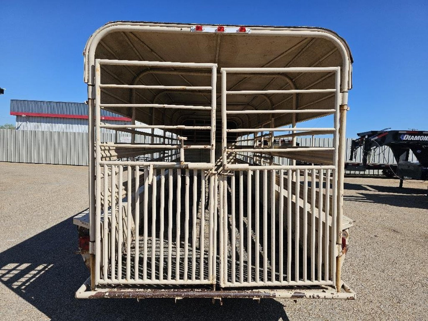 Used 1970 Hano 6'X24' Stock / Stock Combo Trailer