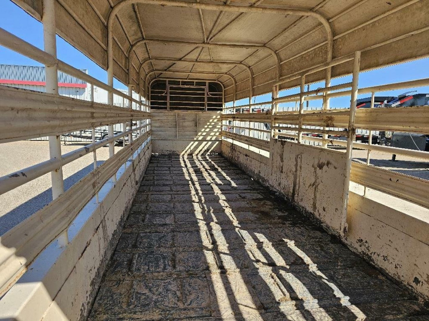 Used 1970 Hano 6'X24' Stock / Stock Combo Trailer