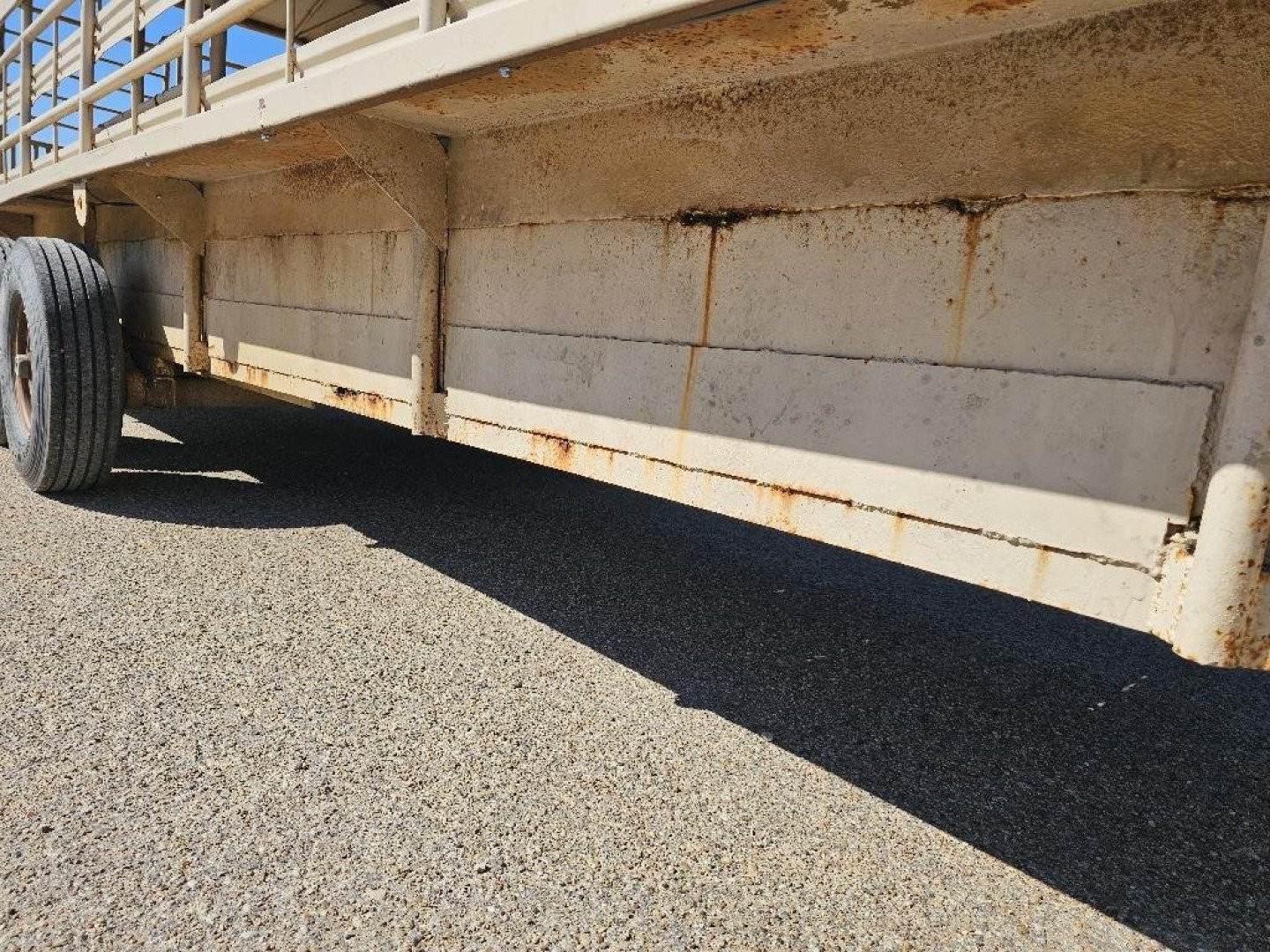 Used 1970 Hano 6'X24' Stock / Stock Combo Trailer