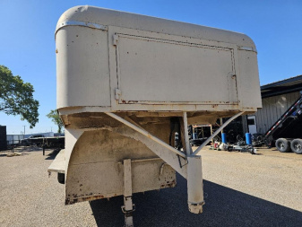 Used 1970 Hano 6'X24' Stock / Stock Combo Trailer