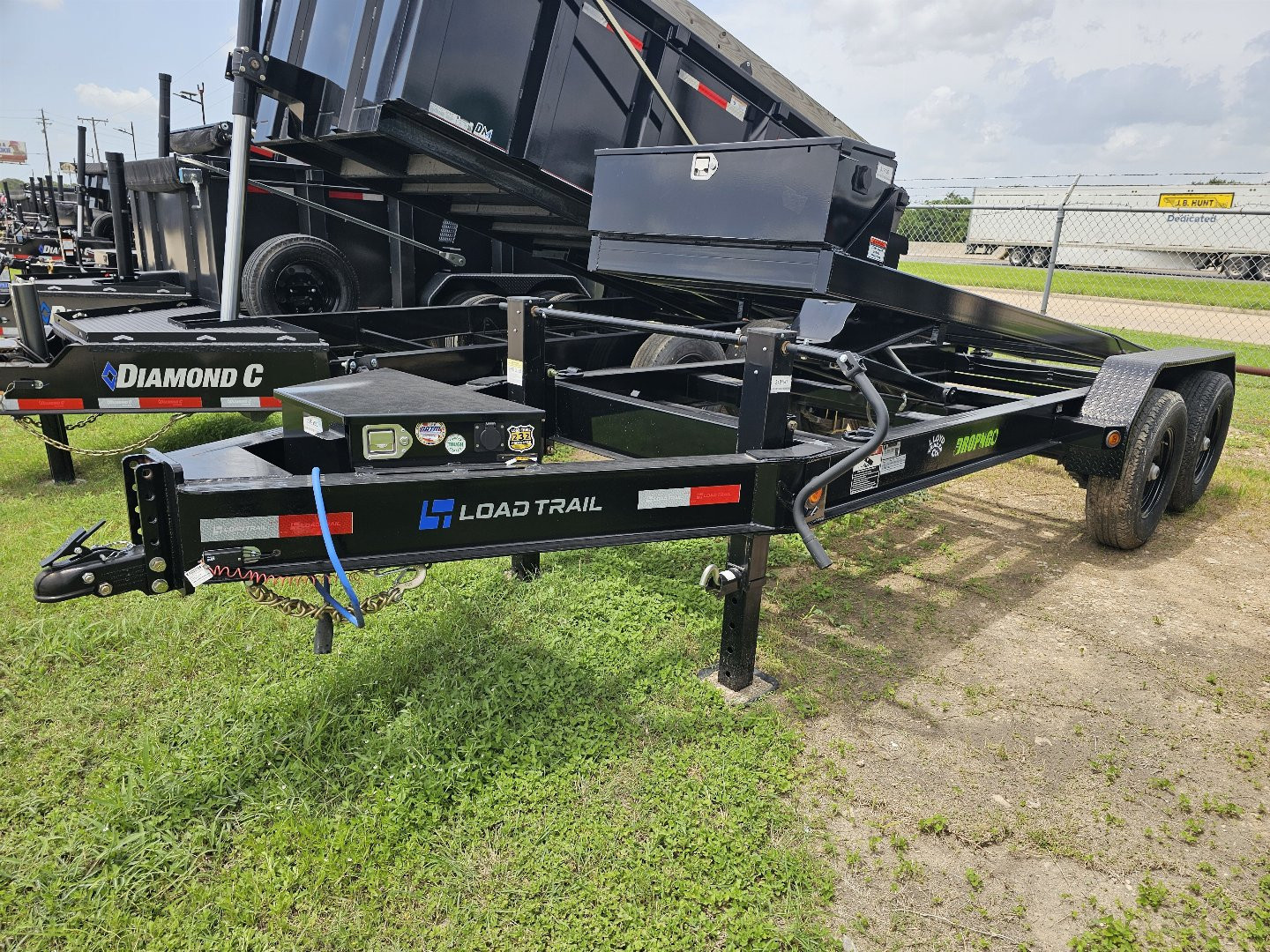 New 2024 LOAD TRAIL DT 83X14 14K Roll Off Dump Trailer