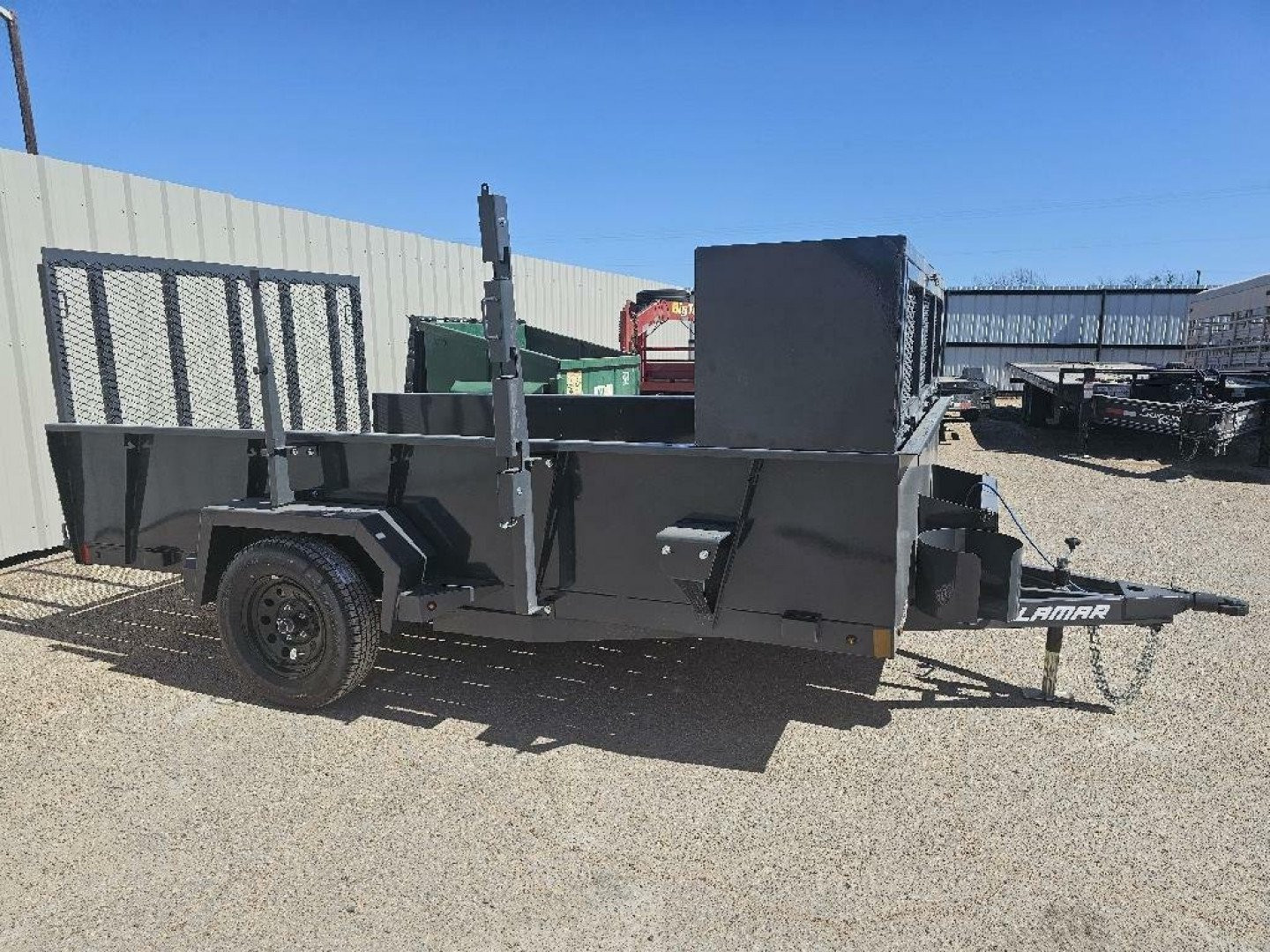 New 2024 LAMAR TRAILERS US - 3K Solid Side Utility 83X12 LS Landscape Trailer