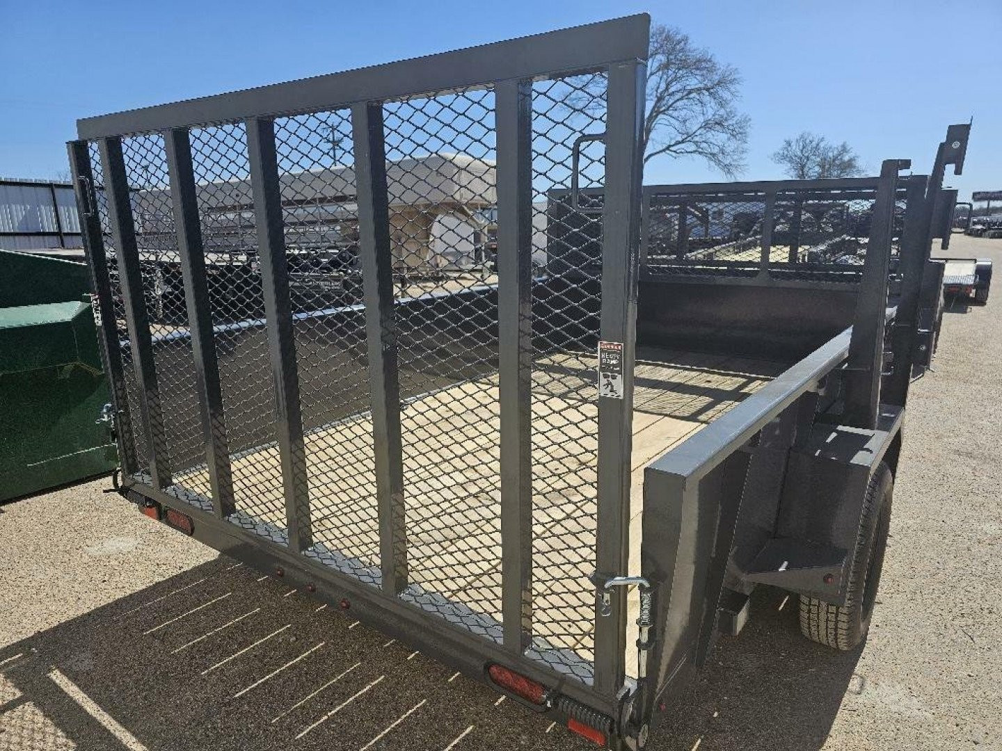 New 2024 LAMAR TRAILERS US - 3K Solid Side Utility 83X12 LS Landscape Trailer