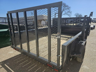 New 2024 LAMAR TRAILERS US - 3K Solid Side Utility 83X12 LS Landscape Trailer