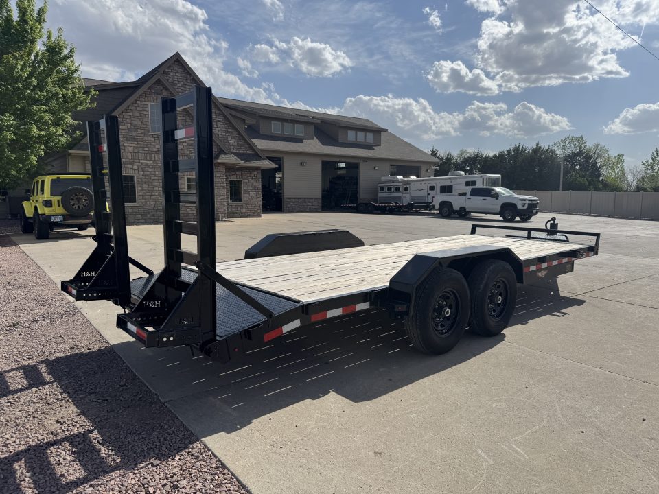 New 2024 H&H Trailers 20' Trailer 14K (H8220IL-140) Equipment Trailer
