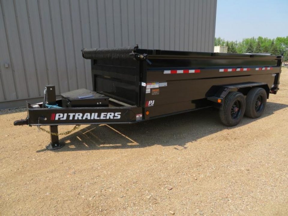 New 2027 PJ Trailers 16' DE Dump 10K's Dump Trailer