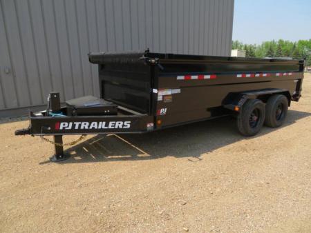 New 2027 PJ Trailers 16' DE Dump 10K's Dump Trailer