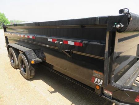 New 2027 PJ Trailers 16' DE Dump 10K's Dump Trailer
