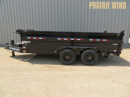 New 2027 PJ Trailers 16' DE Dump 10K's Dump Trailer
