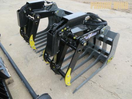 New 2026 MDS 77 Iron Eagle Skid Steer Grapple Bucket Attachment