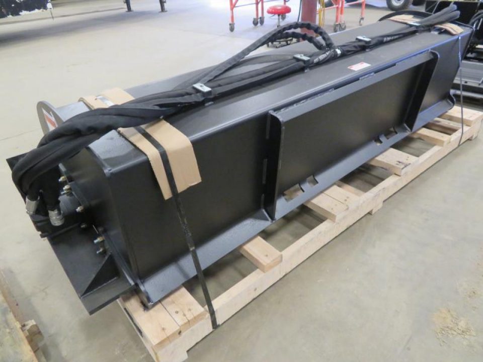 New 2026 Jenkins Iron and Steel 84" Skid Steer Tiller Attachment