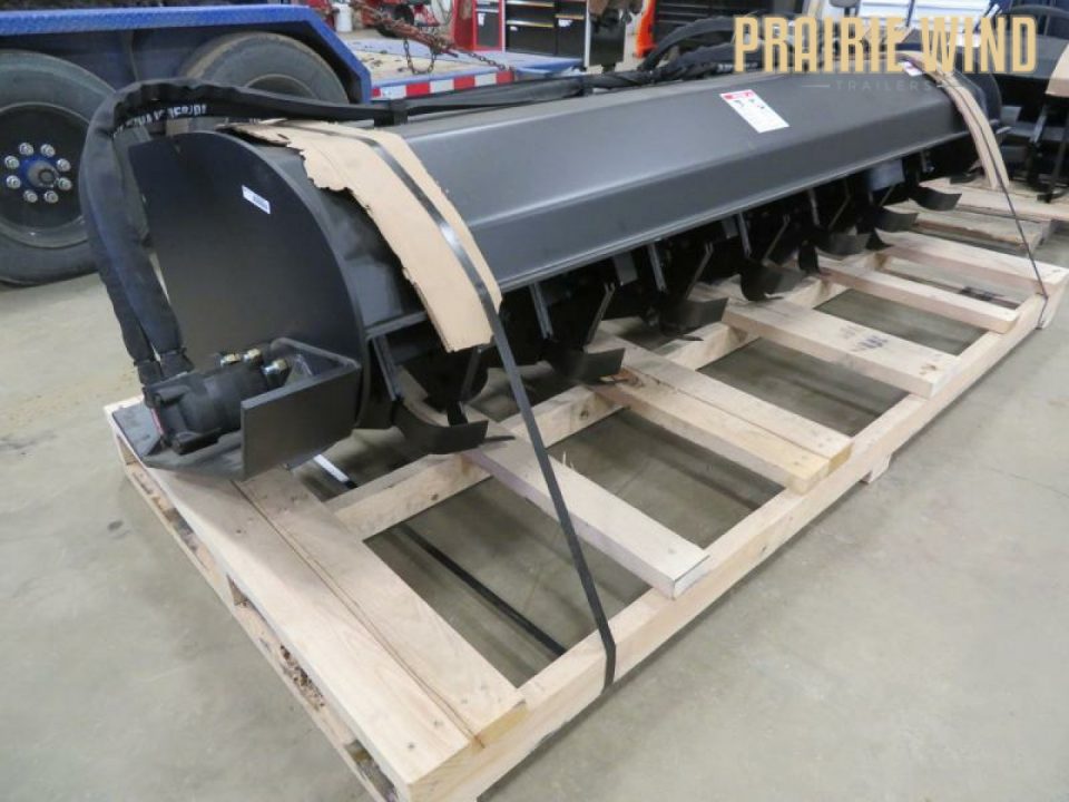 New 2026 Jenkins Iron and Steel 84" Skid Steer Tiller Attachment