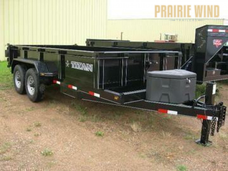 New 2026 Titan Trailer 14 Dump Trailer