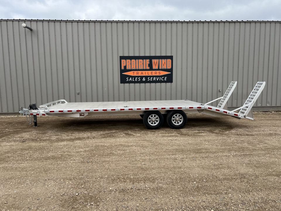 New 2024 Aluma 24' Aluminum 14K Equipment Trailer