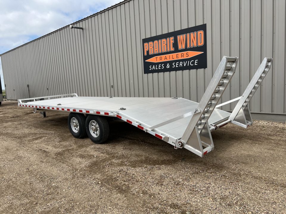 New 2024 Aluma 24' Aluminum 14K Equipment Trailer