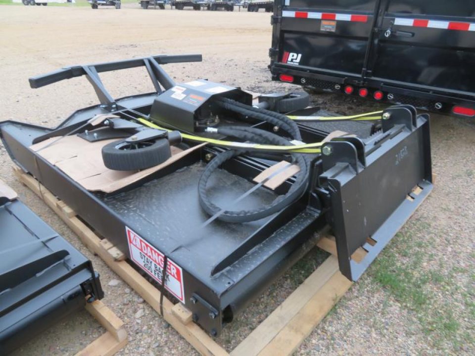 New 2026 Jenkins Iron and Steel 84" Skid Steer Brush Mower Attachment