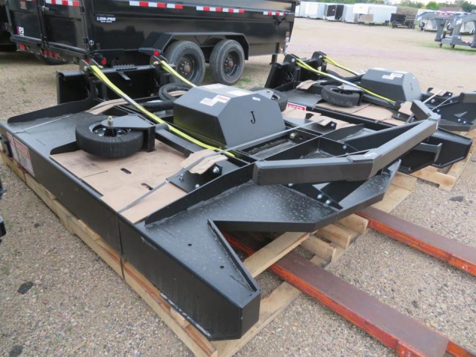 New 2026 Jenkins Iron and Steel 84" Skid Steer Brush Mower Attachment