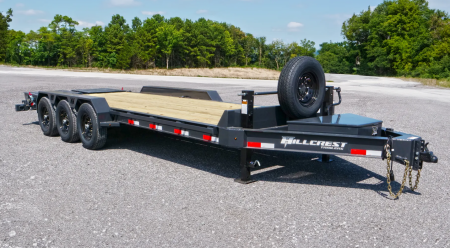 New 2025 Hillcrest 83 x21'+3' 21k I-Beam Equipment Trailer