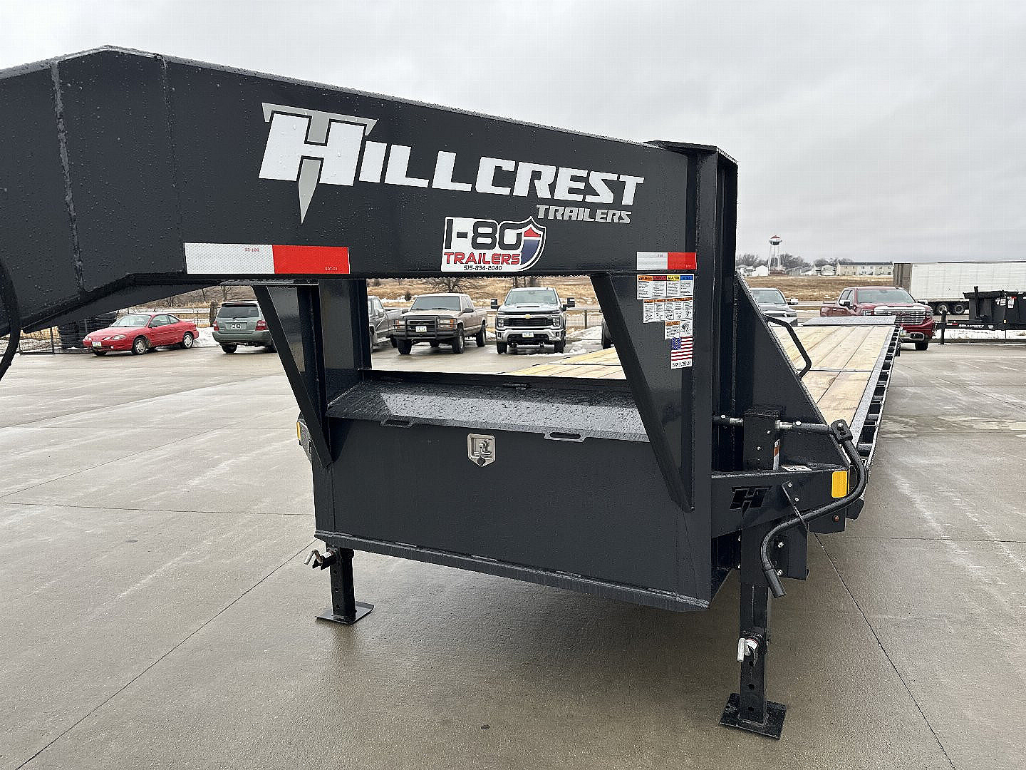 New 2025 Hillcrest 82"x20'+5' 24.9k Gooseneck Deckover Trailer